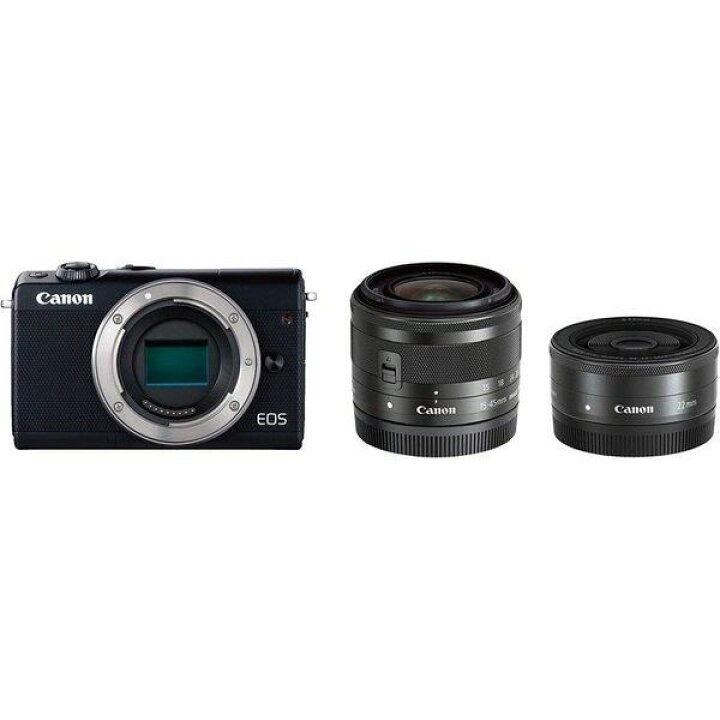 楽天市場】【中古】 キヤノン Canon EOS M100 ダブルレンズキット 