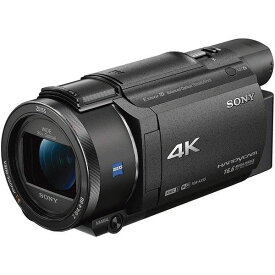 【6/1限定!全品P3倍】【中古】ソニー SONY ビデオカメラ FDR-AX55 4K 64GB 光学20倍 ブラック Handycam FDR-AX55 BC