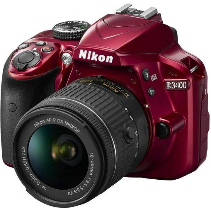 楽天市場】【中古】ニコン Nikon D3400 ダブルズームキット レッド  