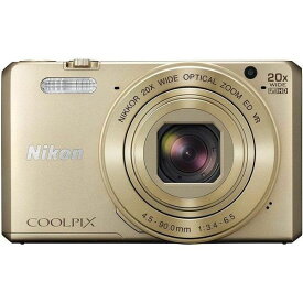 【中古】ニコン Nikon COOLPIX S7000 20倍ズーム 1605万画素 ゴールド S7000GL SDカード付き