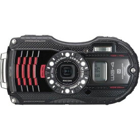 【中古】リコー RICOH 防水リコー RICOH WG-4GPS ブラック SDカード付き