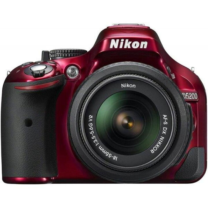 楽天市場】【中古】 ニコン Nikon D5200 レンズキット レッド 当店保証 