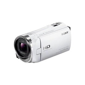 【中古】ソニー SONY ビデオカメラ Handycam CX420 内蔵メモリ32GB ホワイト HDR-CX420/W