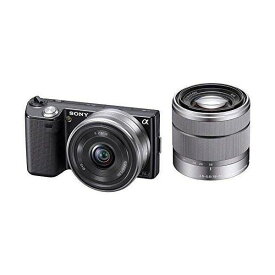 【5/23~5/27限定!最大4,000円OFF&5/25限定で最大P3倍】【中古】ソニー SONY α NEX-5 ダブルズームレンズキット ブラック NEX-5D/B SDカード付き