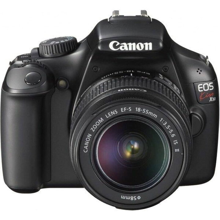 楽天市場】【中古】 キヤノン Canon EOS Kiss X50 レンズキット EF-S18 
