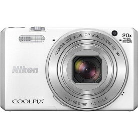 【中古】ニコン Nikon デジタルカメラ COOLPIX S7000 20倍ズーム 1605万画素 ホワイト S7000WH