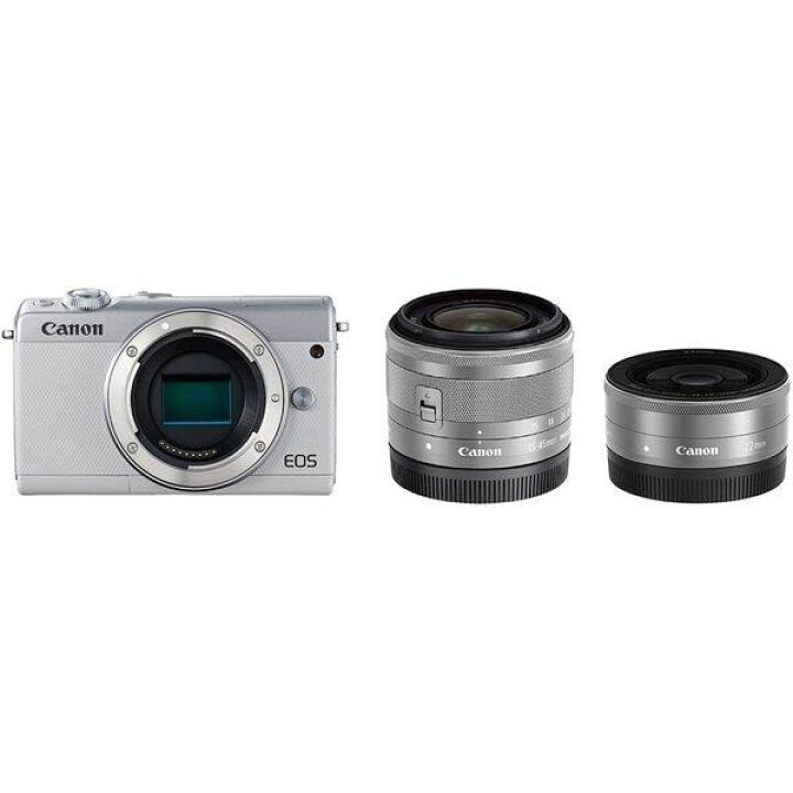 楽天市場】【中古】キヤノン Canon EOS M100 ダブルレンズキット  