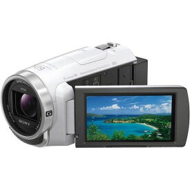 【中古】ソニー SONY ビデオカメラ HDR-PJ680 64GB 光学30倍 ホワイト Handycam HDR-PJ680 W