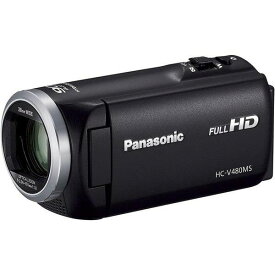 【6/4~6/11限定!最大4,000円OFF&6/5, 6/10限定で最大P3倍】【中古】パナソニック Panasonic HDビデオカメラ V480MS 32GB 高倍率90倍ズーム ブラック HC-V480MS-K