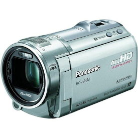 【中古】パナソニック Panasonic デジタルハイビジョンビデオカメラ 内蔵メモリー32GB シルバー HC-V600M-S