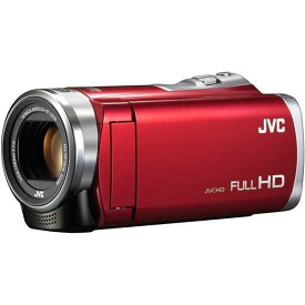 【中古】JVCケンウッド ビデオカメラ Everio 60倍ダイナミックズーム レッド GZ-E109-R