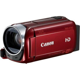 【中古】キヤノン Canon デジタルビデオカメラ iVIS HF R42 光学32倍ズーム 内蔵32GBメモリー レッド IVISHFR42RD