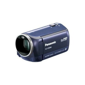 【6/1限定!全品P3倍】【中古】パナソニック Panasonic デジタルハイビジョンビデオカメラ V300 内蔵メモリー32GB ネイビーブルー HC-V300M-A