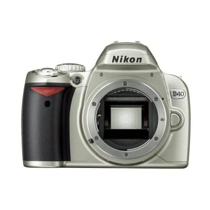 楽天市場】【中古】 ニコン Nikon D40 シルバー ボディ本体 D40S 当店 