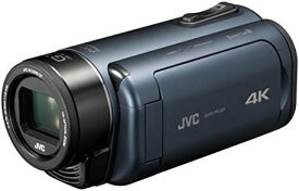 【中古】JVCKENWOOD JVC ビデオカメラ Everio R 4K撮影 防水 防塵 ディープオーシャンブルー GZ-RY980-A