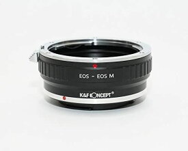 【中古】K&F キャノン EOS EF(EF-S)レンズ-CANON EOS M マウントアダプター レンズクロス付 ef-eosm (KFEOSM)