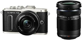 【4/24~4/27限定!最大4,000円OFF&4/25限定で最大P3倍】【中古】OLYMPUS ミラーレス一眼 E-PL8 ダブルズームキット ブラック