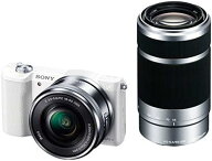 【中古】 ソニー ミラーレス一眼 α5100 ダブルズームキット E PZ 16-50mm F3.5-5.6 OSS + E 55-210mm F4…