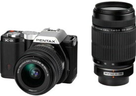 【5/23~5/27限定!最大4,000円OFF&5/25限定で最大P3倍】【中古】PENTAX ミラーレス一眼カメラ K-01ダブルズームレンズキット ブラック/ブラック K-01WZK BK/BK