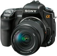 【中古】 ソニー SONY デジタル一眼レフカメラレンズキット α200 レンズキット DSLR-A200K 当店保証30日…