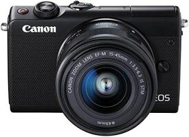 【アウトレット品】Canon ミラーレス一眼カメラ EOS M100 EF-M15-45 IS STM レンズキット(ブラック) EOSM100BK1545ISSTMLK