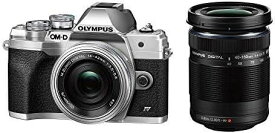 【4/24~4/27限定!最大4,000円OFF&4/25限定で最大P3倍】【中古】OLYMPUS ミラーレス一眼カメラ OM-D E-M10 MarkIV EZダブルズームキット シルバー