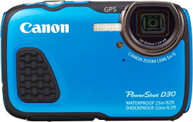 【中古】Canon デジタルカメラ Power Shot D30 光学5倍ズーム ブルー PSD30
