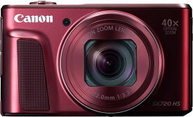 【中古】Canon デジタルカメラ PowerShot SX720 HS レッド 光学40倍ズーム PSSX720HSRE