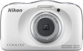 【中古】Nikon デジタルカメラ COOLPIX W150 防水 W150WH クールピクス ホワイト