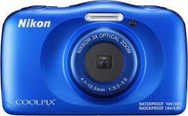【中古】Nikon デジタルカメラ COOLPIX W150 防水 W150BL クールピクス ブルー