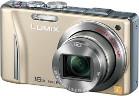 【中古】パナソニック デジタルカメラ LUMIX TZ20 ゴールド DMC-TZ20-N
