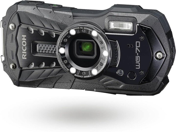 楽天市場】【中古】 RICOH WG-70 ブラック リコー本格防水デジタル 