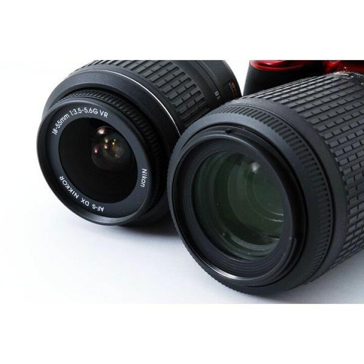 楽天市場】【中古】 ニコン Nikon D5300 ダブルズームセット レッド 美 