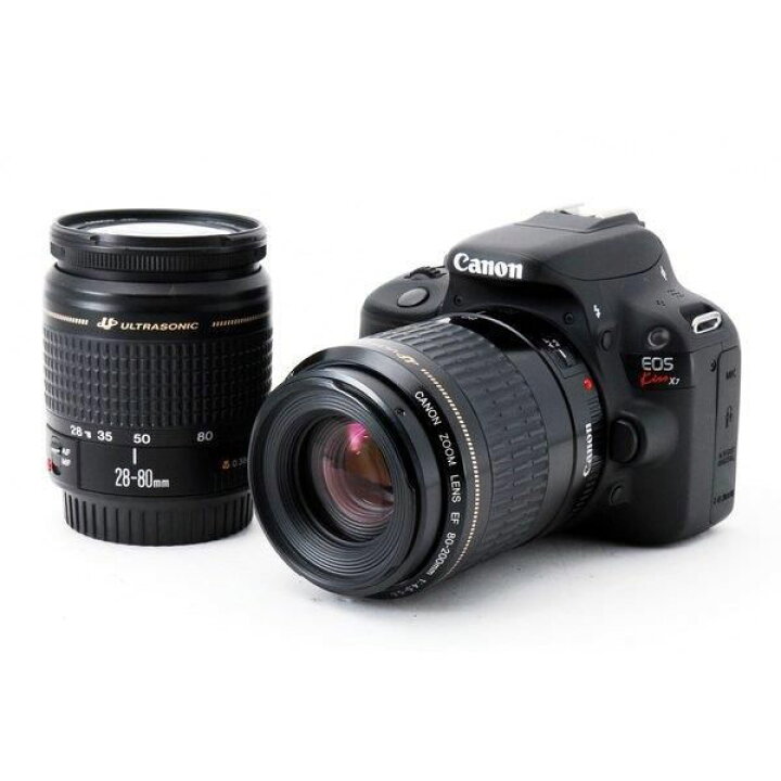 楽天市場】【中古】 キヤノン Canon EOS Kiss X7 ダブルズームセット 