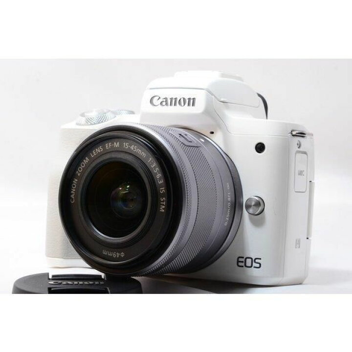 楽天市場】【中古】 キヤノン Canon EOS Kiss M ホワイトレンズキット 