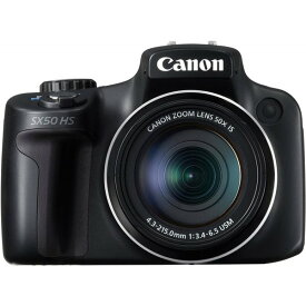 中古 【中古】キヤノン Canon デジタルカメラ PowerShot SX50HS 約1210万画素 光学50倍ズーム ブラック PSSX50HS