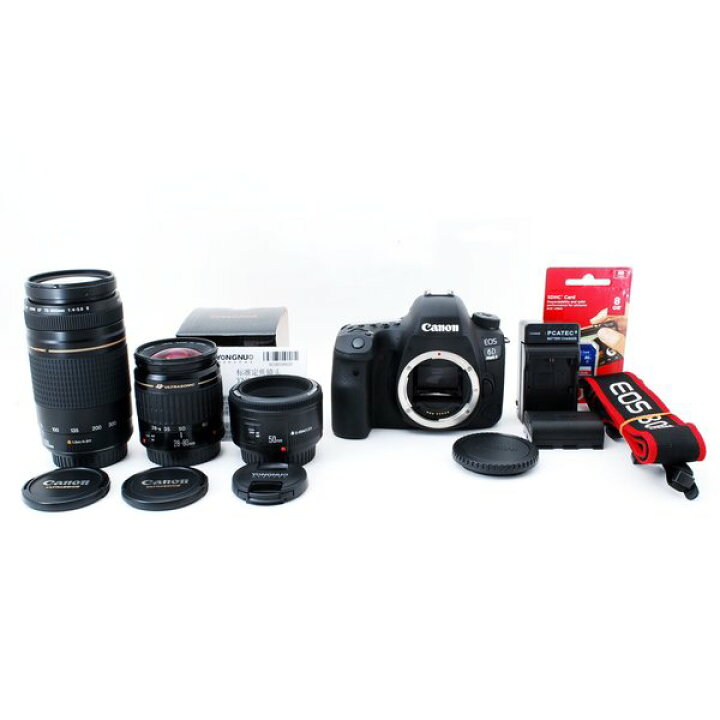 楽天市場】【中古】キヤノン Canon EOS 6D Mark II 標準&超望遠＆単  