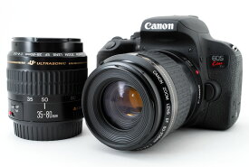 【中古】キヤノン Canon EOS Kiss ブラック X9i ブラック ダブルズームセット 美品 スマホへ転送 バリアングル液晶 ストラップ付き カメラ 中古 人気 おすすめ 高画質