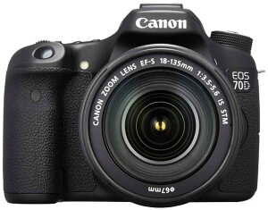Canon fW^჌tJ EOS70D YLbg EF-S18-135mm F3.5-5.6 IS STM t ubN EOS70D18135STMLK