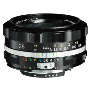 Voigtlander 28mm F2.8 Color-SKOPAR 񋅖SL II ubN Nik AISp