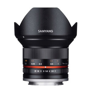 SAMYANG 単焦点広角レンズ 12mm F2.0 ブラック キヤノン EOS M用 APS-C用