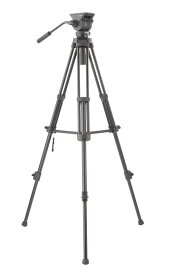 【中古】[ Libec/リーベック ] TH-X 三脚システム 最大搭載重量4kg ミッドスプレッダー 65mm DUAL HEAD ケース付属