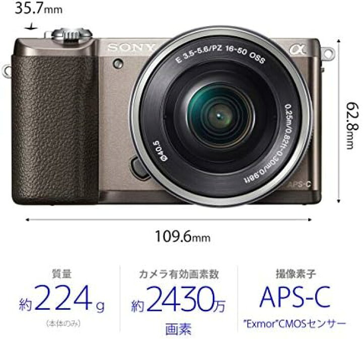 楽天市場】【中古】ソニー ミラーレス一眼 α5100 パワーズームレンズ  
