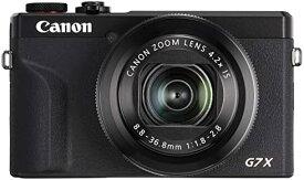 【5/23~5/27限定!最大4,000円OFF&5/25限定で最大P3倍】【中古】Canon コンパクトデジタルカメラ PowerShot G7 X Mark III ブラック 1.0型センサー/F1.8レンズ/光学4.2倍ズーム PSG7XMARKIIIBK