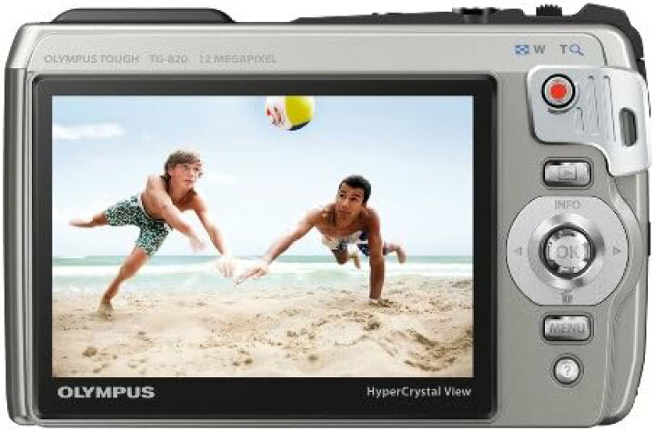 楽天市場】【中古】OLYMPUS デジタルカメラ TG-820 シルバー 10m防水 