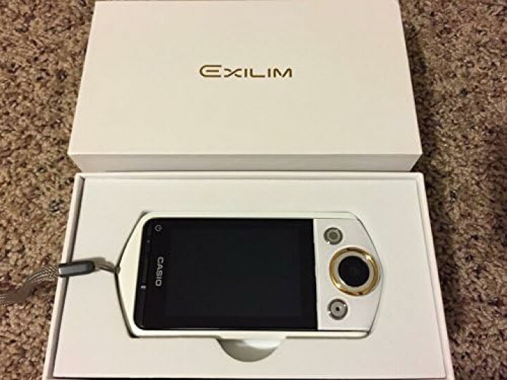 CASIO EXILIM デジタルカメラ 1,200万画素 ホワイト フリースタイル  