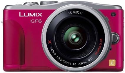 パナソニック ルミックス ミラーレス一眼カメラ ルミックス GF6 レンズキット 電動標準ズームレンズ付属 レッド DMC-GF6X-R