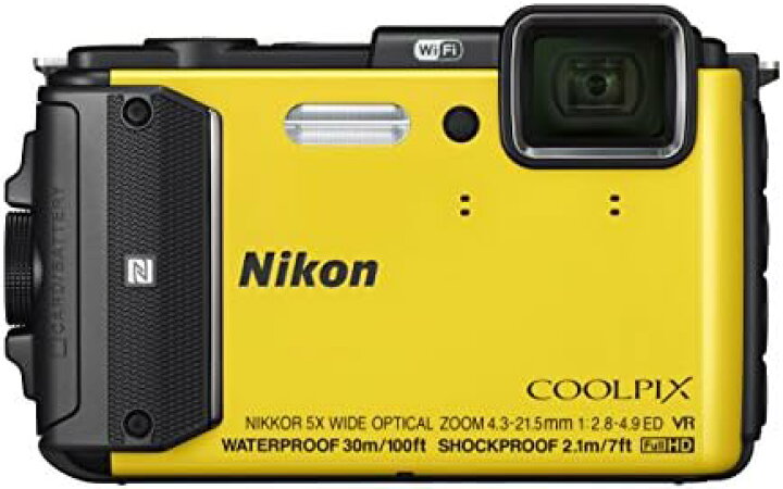 楽天市場】【中古】Nikon デジタルカメラ COOLPIX AW130 イエロー YW 
