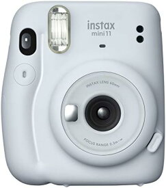 【中古】FUJIFILM インスタントカメラ チェキ instax mini 11 アイスホワイト INS MINI 11 WHITE