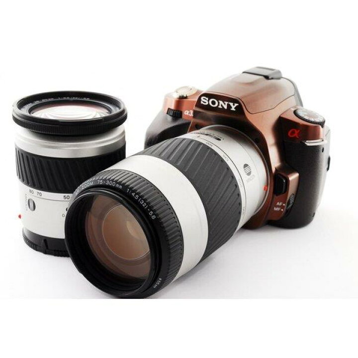 楽天市場】【中古】ソニー SONY α330 希少なブラウン 標準＆超望遠 
